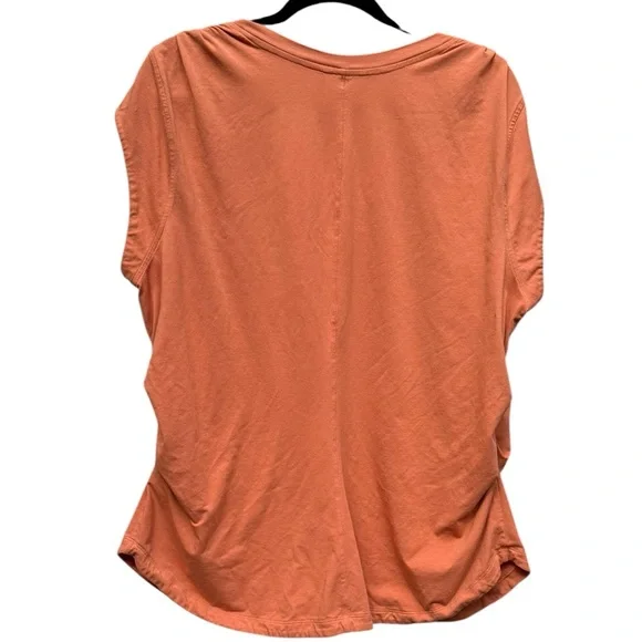 Athleta V-Neck Short Sleeve Top in Orange size 2X - Picture 3 of 3